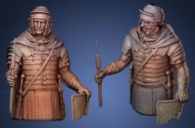 3D model Roman Soldier statue (STL)