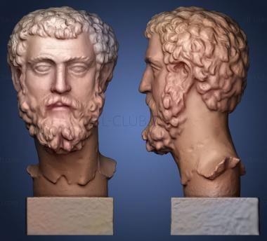 3D model Septimius Severus scuare plinth (STL)