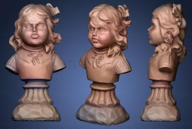 3D model strange little girl (STL)