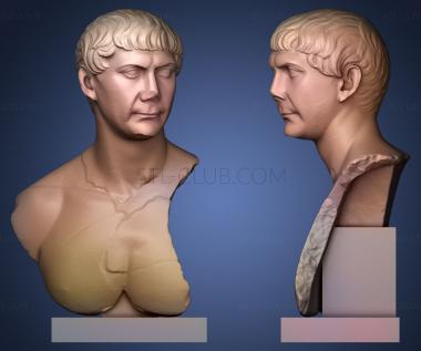 3D model Trajan Portrait MSR (STL)