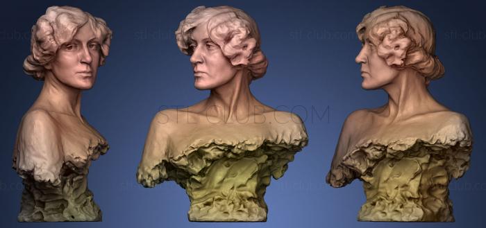 3D мадэль Женщина Луна Амалия Дрекслер (STL)