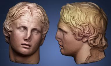3D model Alexander the Great head (STL)