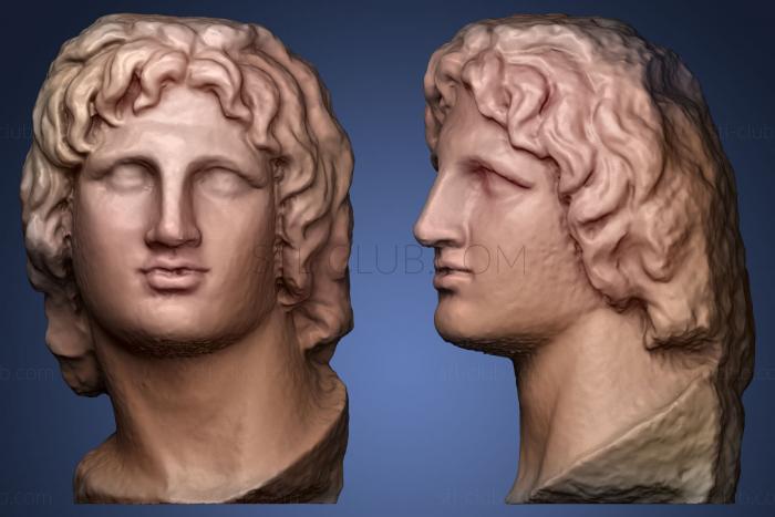 3D model Alexander the Great old style (STL)