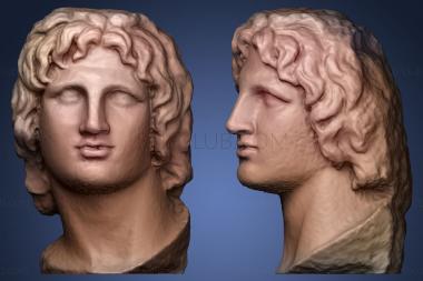 3D model Alexander the Great old style (STL)