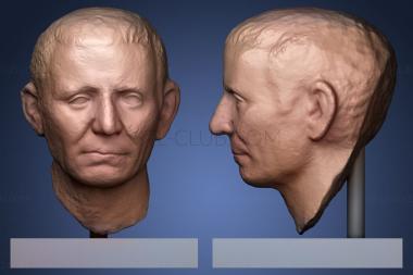 3D model antika am konigsplatz munich head (STL)