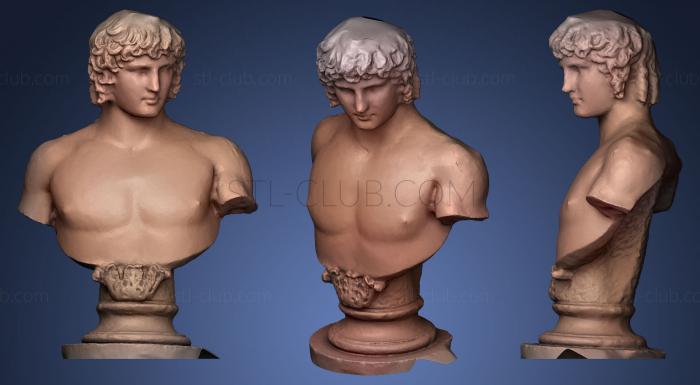 3D model Antinous Musei Del Vaticano (STL)