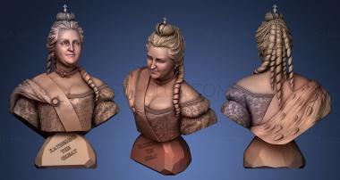 3D model CATHERINE THE GREAT (STL)