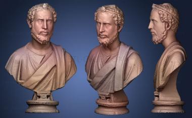 3D модель Портретный бюст Мужчины-жреца Сераписа (STL)
