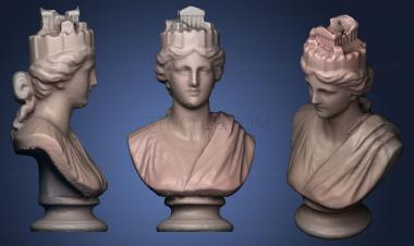 3D model Sculpture of Athena (STL)