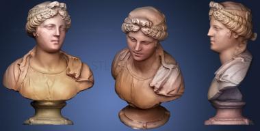 3D модель Бюст молодой женщины Симоны Бьянко (статуя) (STL)