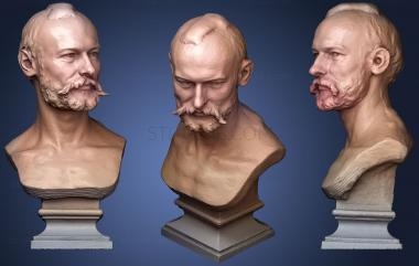 3D model Bust Of Charles Joseph Tissot (STL)