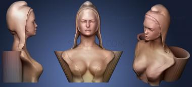 3D model Buste Marianne Porte Stylo (STL)