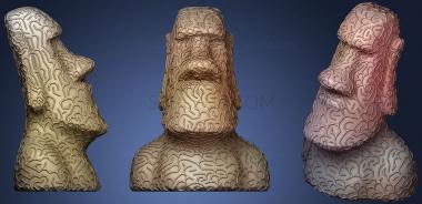 3D model lors  Infinite Pattern  Moai By Dizingof (STL)