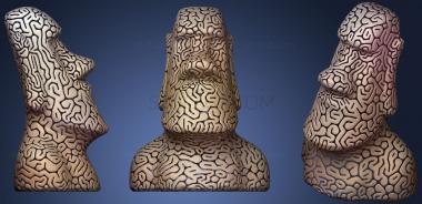 3D model lors  Infinite Pattern  Moai By Dizingof2 (STL)