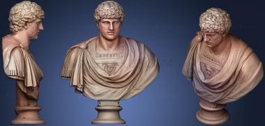 3D model Male portrait Loricato (STL)