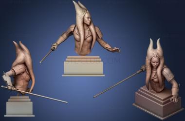3D мадэль Тогрута Джедай Страж Лазерная Защита Для печати (STL)