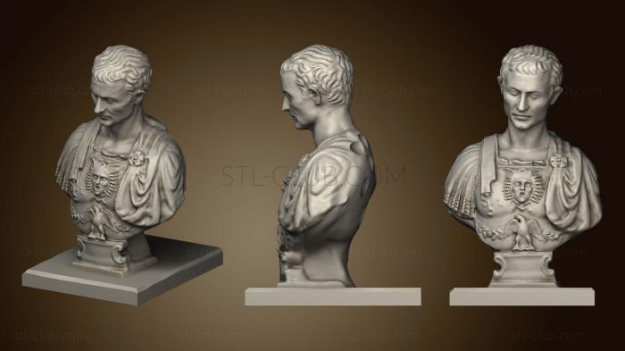 3D model Caesar bust (STL)