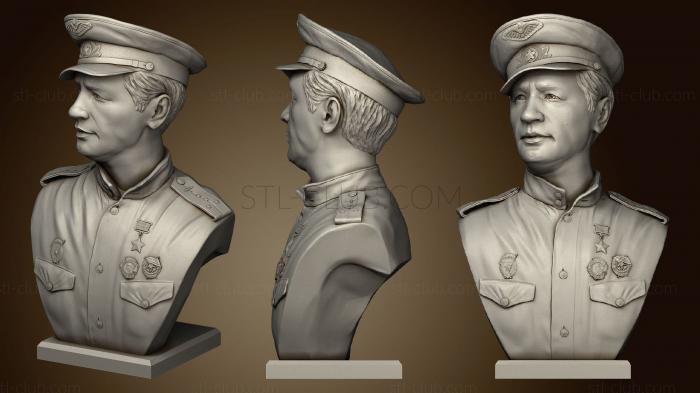 3D model Going to Battle fixed bust (STL)