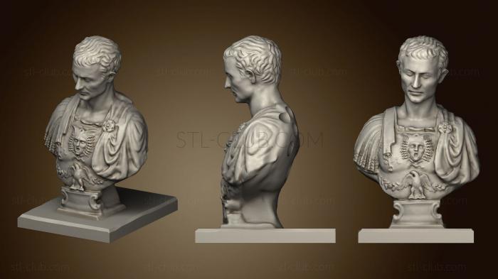 3D model Julius caesar improved pen pencil holder (STL)