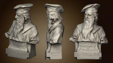 3D model Photoskulptur Gutenberg bust (STL)