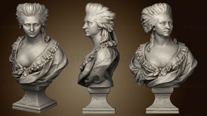 3D model Bust Of Angelique D Hannetaire (STL)