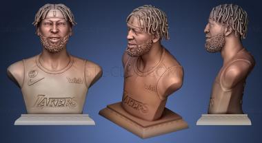 3D model Anthony Davis finals look (STL)