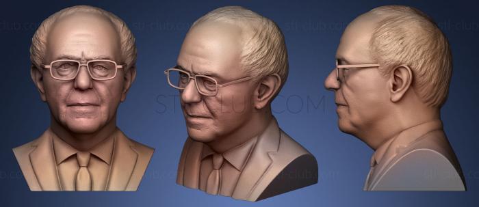 3D мадэль Голова Берни Сандерса (STL)