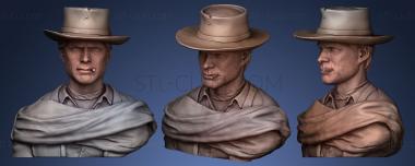 3D model Clint Eastwood in heat (STL)