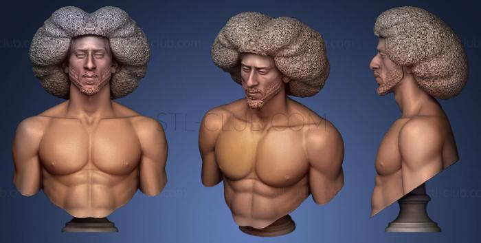 3D модель Колин Каперник, активист движения за гражданские права, спортсмен (STL)