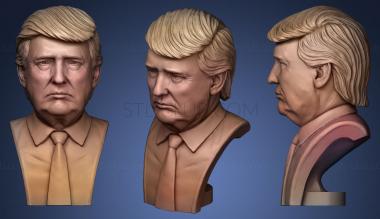 3D model Donald Trump portrait (STL)