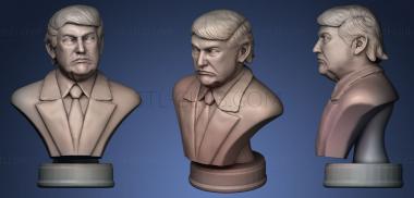 3D model Donald Trump presidental edition (STL)