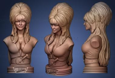 3D model elvira mistress of the dark (STL)