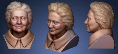 3D model Hillary Clinton sculpture (STL)