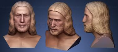 3D model Jesus reconstruction based on Shroud of Turin (STL)