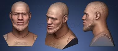 3D model Lebron James with beard (STL)
