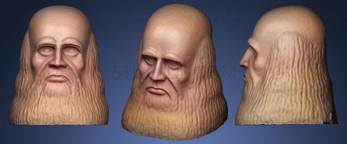 3D model Leonardo da Vinci stone (STL)