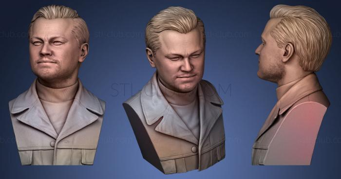 3D model Leonardo Dicaprio in a jacket (STL)