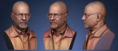 3D мадэль Мистер Уайт в очках из сериала во все тяжкие (STL)