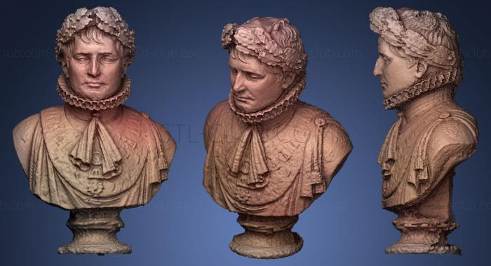 3D мадэль Наполеон с круглым подиумом (STL)
