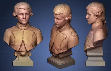 3D model Napolon Bonaparte en 1780 (STL)