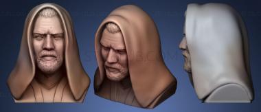 3D мадэль Оби Ван Кеноби в капюшоне (STL)