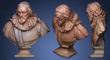 3D model Sir Robert Bruce Cotton (STL)