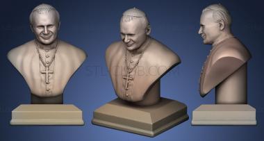 3D модель Святой Папа Иоанн Павел Великий (STL)