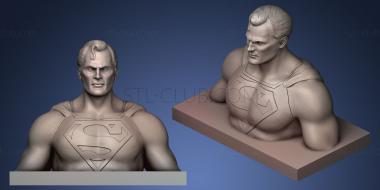 3D model Superman scuare platform (STL)