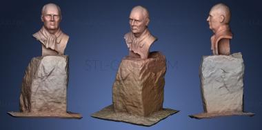 3D model Bust of Franois Mitterrand (STL)