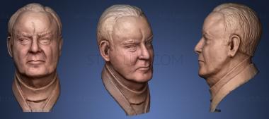 3D model Bust of Leonard Currie (STL)