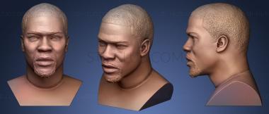 3D model Kevin Hart bust for 3D (STL)