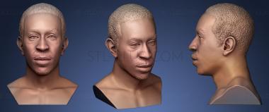 3D model Ludacris bust for 3D ing (STL)