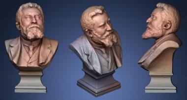 3D model Buste de Jean Jaurs Castres 81 (STL)