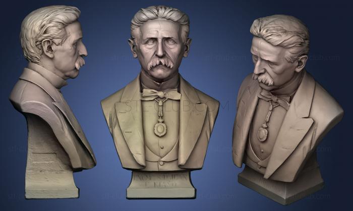 3D model Busto de Juan Facundo Riao (STL)